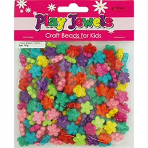 AussieSuperStore Jewellery Making Supplies Plastic Flower 15mm Beads Plastic Flower 15mm Beads | Jewellery Making Beads | Jewellery Making Supplies 9323823202279 PJV18014